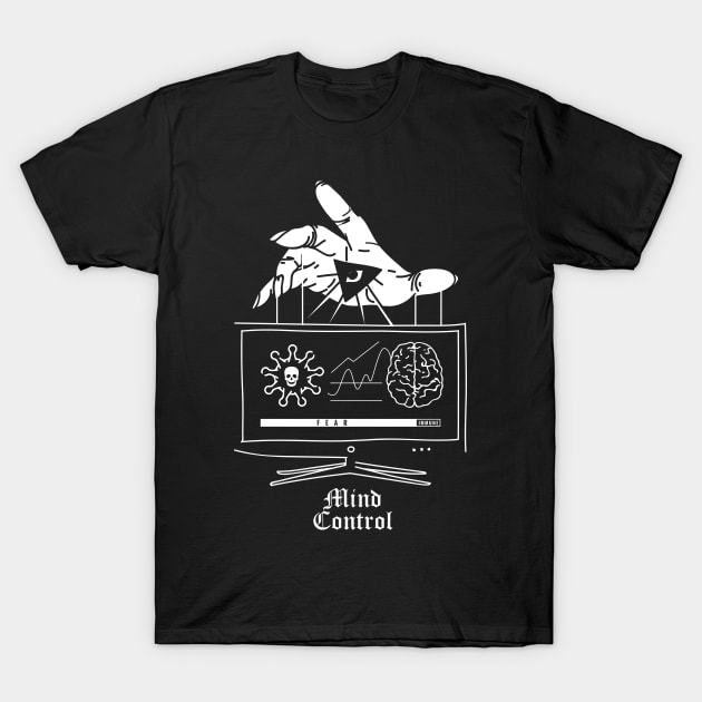 mind control T-Shirt by Skidipap